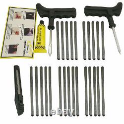 31Pcs Tire Puncture Repair Kit Tool Emergency Car, Van, Motorcycle for Tubeless