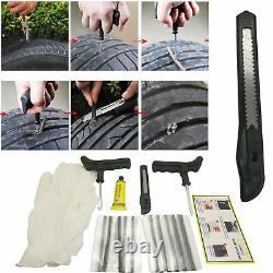 31Pcs Tire Puncture Repair Kit Tool Emergency Car, Van, Motorcycle for Tubeless