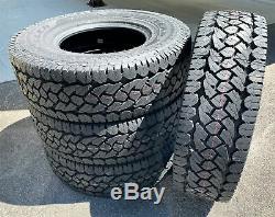 4 Goodyear Wrangler Adventure LT 31X10.50R15 R/T- A/T Rugged/All Terrain Tires