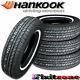 4 Hankook Optimo H724 P185/75r14 89s White Wall Wsw All Season Touring Tires
