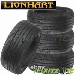 4 Lionhart LH-503 245/45ZR18 100W Tires, All Season, 500AA Performance, 40K MILE