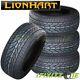 4 Lionhart Lh-ten 275/55r20 117v Tires, Performance, M+s, All-season, 30k Mile
