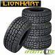 4 Lionhart Lionclaw Atx2 265/70r15 112s M+s All Season All Terrain A/t Tires
