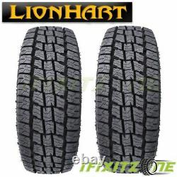 4 Lionhart Lionclaw ATX2 LT265/75R16 123/120S Tires, 10 Ply, LR E, All Terrain