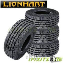 4 Lionhart Lionclaw HT LT245/75R16 120/116S All Season Performance Truck Tires