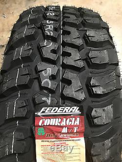 4 NEW 285/70R17 Federal Couragia Mud Tires M/T MT 285 70 17 R17 2857017 LT285/70