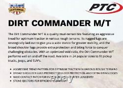 4 NEW 33x12.50R18 Centennial Dirt Commander M/T Mud Tire MT 33 12.50 18 R18
