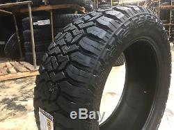 4 NEW 33x12.50R20 Fury Off Road Country Hunter R/T LRE Tires AT 33 12.50 20 R20