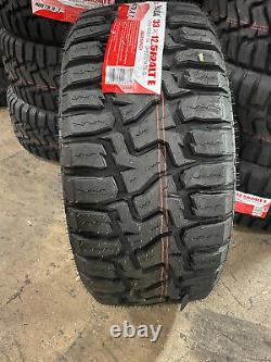 4 NEW 33x12.50R20 Haida R/T HD878 Tires 33 12.50 20 R20 LRE All / Mud Terrain AT