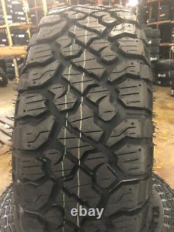 4 NEW 35X10.50R17 Kenda Klever RT 35 10.50 17 35105017 R17 Mud Tires AT MT 8 ply