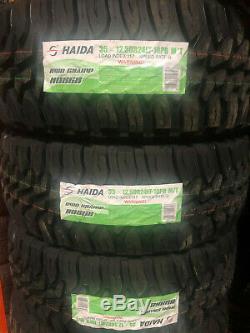 4 NEW 35x12.50R24 Haida M/T Mud Champ Tires 35 12.50 24 R24 LRE MT Mud Terrain