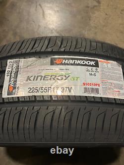 4 New 225 55 17 Hankook Kinergy GT Tires