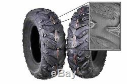 (4) New 24X8-12 24x10-11 MASSFX Grinder ATV TIRES SET HONDA RANCHER 4X4