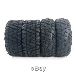 4 New 26x9-12 26x11-12 big TIRE SET FOUR ATV TIRES 6 PLY 26 horn Front Rear