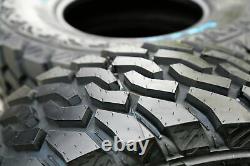4 New Atlas Tire Priva M/T LT 265/70R17 Load E 10 Ply (OWL) MT Mud Tires