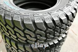 4 New Atlas Tire Priva M/T LT 33X12.50R18 118Q E 10 Ply MT Mud Tires