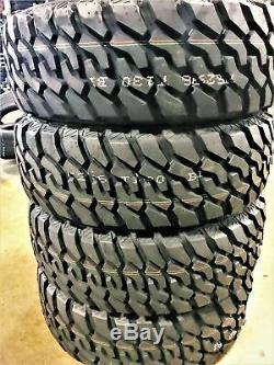 4 New Atlas Tire Priva M/T LT 33X12.50R20 Load E 10 Ply MT Mud Tires