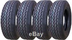 4 New Free Country Trailer Tires ST205/75D15 2057515 205 75 15 F78-15 Bias 11021