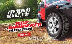4 New MRF Wanderer A/T 265/65R17 112T AT A/S All Terrain All Season Tires