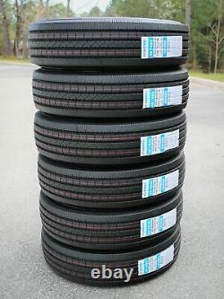 4 New Suntek HD Trail + All Steel ST 235/85R16 Load G 14 Ply Trailer Tires