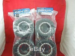 4 PRO-LINE BADLANDS MX43 Pro-Loc MOUNTED TIRES + WHEELS TRAXXAS X-MAXX XMAXX NEW