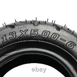 4 Pack 13x5.00-6 13x5-6 Tire for Go kart Scooter Lawn Mower ATV Quad 6 Tires