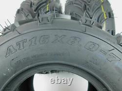 4 Pack of New 16x8.00-7 MASSFX ATV /ATC Tires Tire 16x8-7 16/8-7 16x8x7