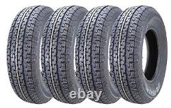 4 Premium WINDA Radial Trailer Tires ST225/75R15 10PR Load Range E Steel Belted