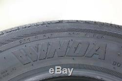 4 Premium WINDA Trailer Radial Tires ST225 75R15 10PR LR E withSide Scuff Guard