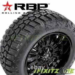 4 RBP Repulsor M/T RX 33x12.50R17LT 114Q D Off-Road Mud Tire Aggressive Sidewall