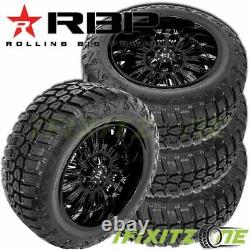 4 RBP Repulsor M/T RX 33x12.50R22LT 109Q E Off-Road Mud Tire Aggressive Sidewall