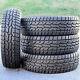 4 (set) All Country A/t 265/70r17 115t At All Terrain (blem) Tires