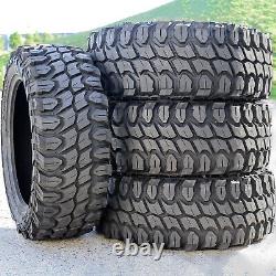 4 (Set) X-Comp M/T LT 33X12.50R22 Load E 10 Ply MT Mud (BLEM) Tires