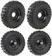 4 Sets Of Front & Rear Tire 4.10-6 Go Kart Atv Tires With 6 Wheels Rims Scooter