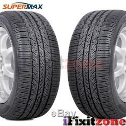 4 Supermax TM-1 TM1 All Season A/S Traction Premium Touring 195/65R15 91T Tires