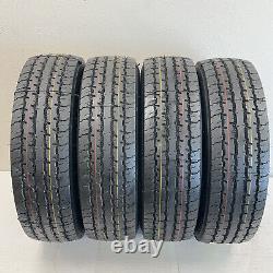 4 Tires ST Radial ST225/75R15 12Ply Trailer Tire All Steel 121/117L Load Range F