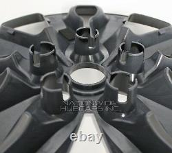 4 for Chevrolet Impala LT 2016-18 Black 18 Wheel Skins Full Rim Covers Hub Caps