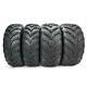 4 Of Atv/utv Tires 25x8-12 Front & 25x10-12 Rear Rubber Left And Right