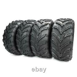 4 of ATV/UTV Tires 25x8-12 Front & 25x10-12 Rear Rubber left and right