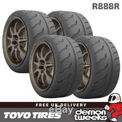 4 x 195/50/15 82V Toyo R888R Road Legal RaceRacingTrack Day Tyres 1955015