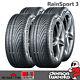4 X Uniroyal Rainsport 3 Performance Road Tyres 225 40 18 92y Extra Load Xl