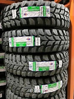 6 New Crosswind M/T LT 235/85R16 120/116Q E 10 Ply MT Mud Tires