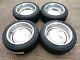 7x 13 Jbw Smoothie Steel Wheels Classic Ford Set Of 4 Silver + 175/50x13 Tyres