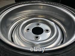 7x 13 JBW Smoothie Steel Wheels + Yokohama tyres Classic ford lotus ex display