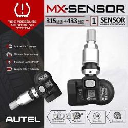 Autel 2 in 1 Auto Tire Pressure Sensor TPMS MX-Sensor 315MHz & 433MHz Metal Stem