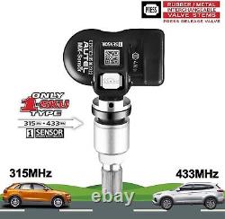 Autel 2 in 1 Auto Tire Pressure Sensor TPMS MX-Sensor 315MHz & 433MHz Metal Stem