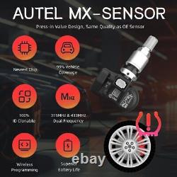 Autel 2 in 1 Auto Tire Pressure Sensor TPMS MX-Sensor 315MHz & 433MHz Metal Stem