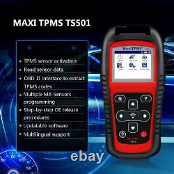 Autel MaxiTPMS TS501 TPMS Tire Pressure Sensors Activate and Decode Tool Scanner