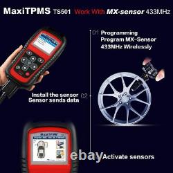 Autel MaxiTPMS TS501 TPMS Tire Pressure Sensors Activate and Decode Tool Scanner