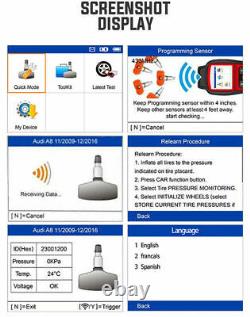 Autel TS408 MaxiTPMS Tire Pressure Sensor TPMS Program Diagnostic Scanner Tool